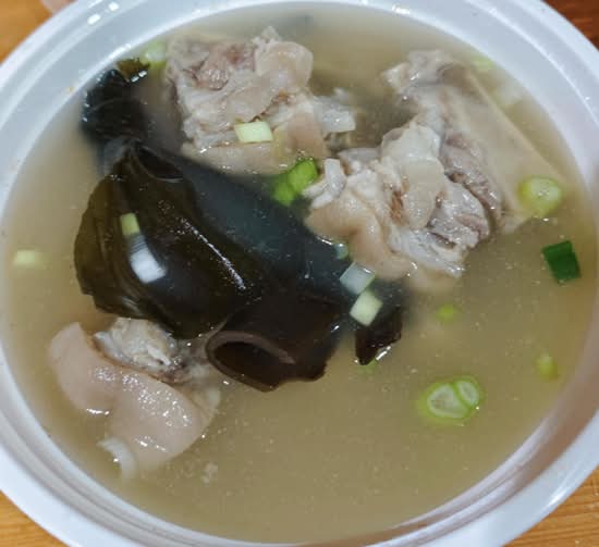 Pork Shank Soup Rice Combo蹄花汤饭
